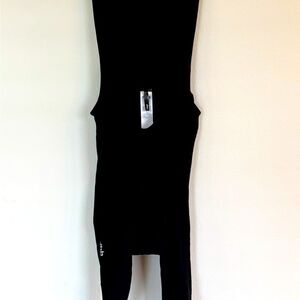 DHB Black Bib Tights Fleece Interior Bike Cycling Size Large